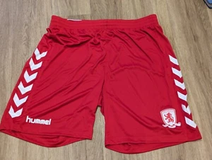Pantalones Cortos de Fútbol Middlesbrough FC Talla XL Rojo Nuevos Con Etiquetas Cintura 36-38. - Imagen 1 de 6