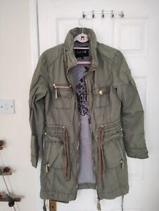 Ladies spring jacket - midi length - Fox - limited edition - size 2 (10-12)