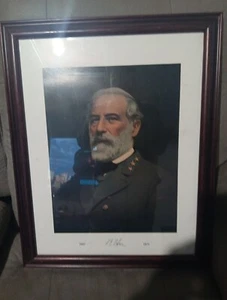 General Robert E. Lee Wall Art Framed  - Picture 1 of 10