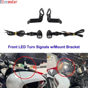 Mini luz intermitente LED delantera con soporte para Harley Sportster S RH1250S 21-24 - Imagen 1 de 10
