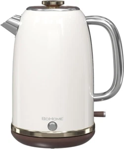 Electric Kettle, 1.8L/1200W, Stainless Steel, Keep Warm Function, Auto Shutoff, - Picture 1 of 6