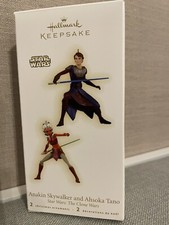 Hallmark Keepsake Ornament Star Wars 2009 Anakin Skywalker and Ahsoka Tano Clone