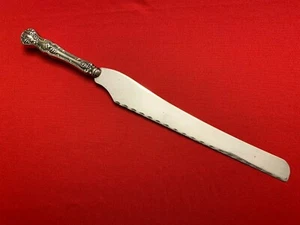 DE COLECCIÓN 1847 Rogers Bros. Plateado CUCHILLO DE PAN RARO Patrón de uva 1904 - Imagen 1 de 11