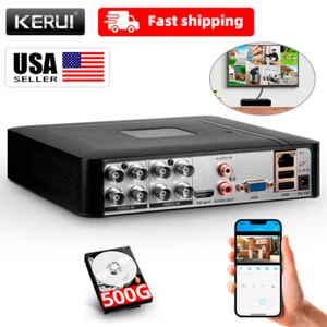 Universal 8CH Security CCTV DVR Recorder für Überwachungskamera +500G HDD - Bild 1 von 8