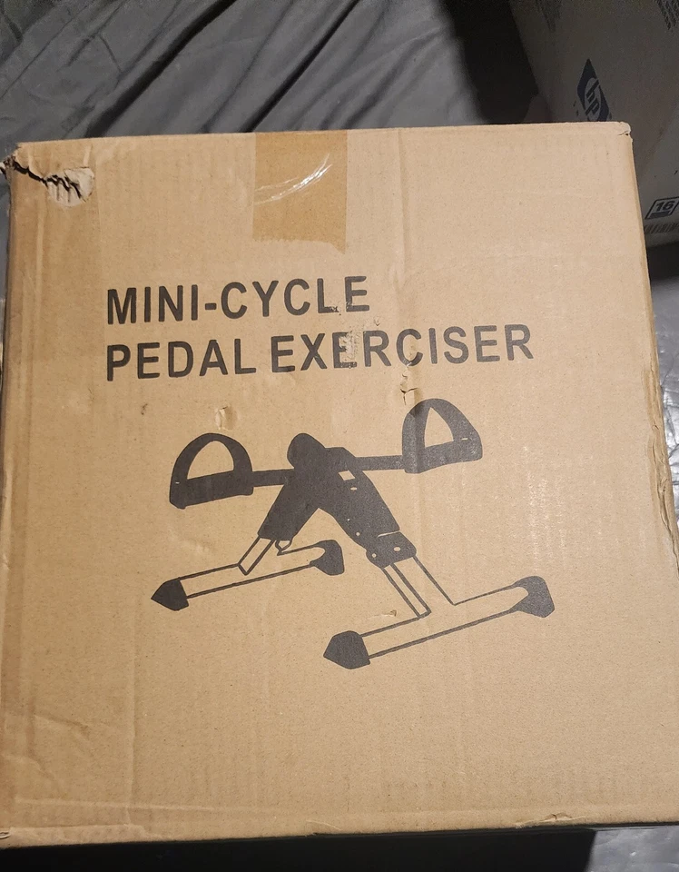 Mini Cycle Bike Foot Pedal Exercise Machine Arm and Leg Recovery Peddle w/ LCD - Image 1 of 1