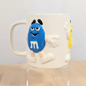 M&M's Character Mug Coffee Cup Red, Yellow, Blue vintage retro NOS brand new 3D - Picture 1 of 5