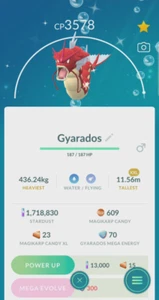 ✨Shiny Gyarados✨ Pokemon Trade Go Lv45 Unlocked 2 Charge Master Pvp Pokémon Go - Imagen 1 de 3