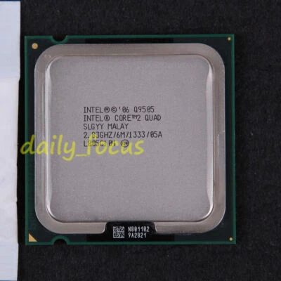 Intel Core 2 Quad Q9505 SLGYY 2.83 GHz AT80580PJ0736MG CPU LGA 775 1333 MHz - Image 1 of 2