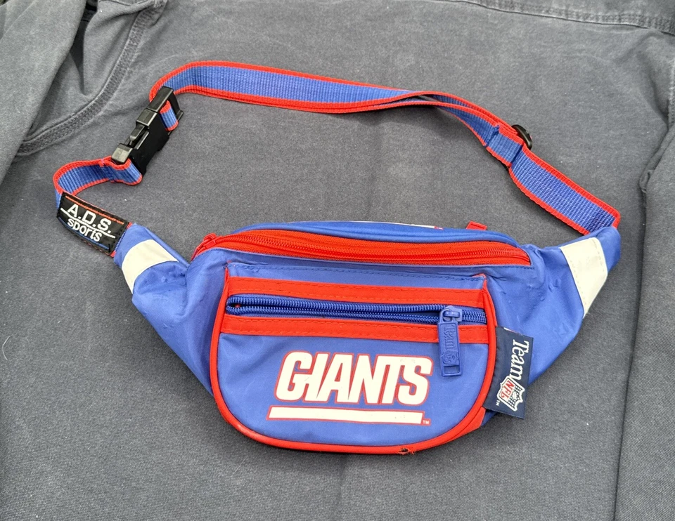 Vintage NY GIANTS NFL Northwest Adult Unisex Fanny Pack Team NFL A.D.S - Image 1 of 4