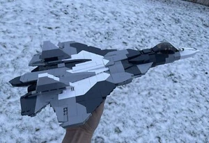 SU-57 Felon Stealth Fighter Jet Building Blocks Military MOC Brick DIY Model toy - Picture 1 of 15