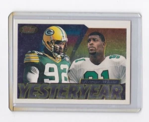 REGGIE WHITE 1995 TOPPS FOOTBALL YESTERYEAR INSERT CARD- SHIPS FREE - Picture 1 of 23