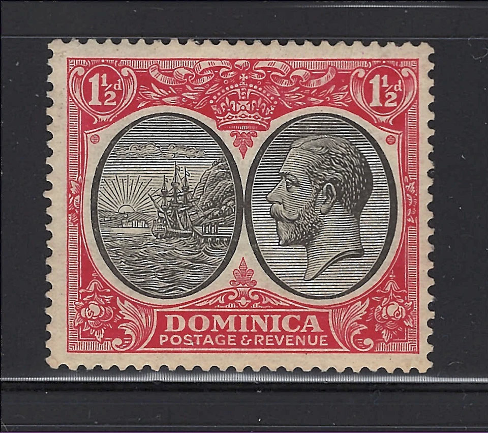 Dominica Scott # 68 MH George V Sello de la Colonia 1923-1933 Foto 1 de 1