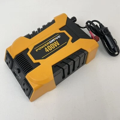 POWER DRIVE PD1400 400W Power Inverter W/Standard USB & USB-C Ports ~ Used - Image 1 of 4