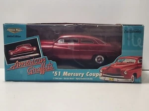 ERTL American Muscle '51 Mercury Coupe American Graffiti Movie 1:18 Diecast Car - Picture 1 of 18