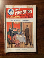 NAT PINKERTON DETECTIVE N°171/LA MORT DE L'HORLOGER