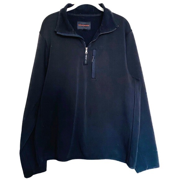 Mens Banana Republic POLARTEC Black 