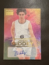 2021 Metal Universe Champions Skybox Premium Gold Auto #S16 Josh Giddey