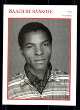Isaach de Bankole star portrait card - 80s excellent + g 22243