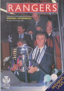 Programme / Programma Glasgow Rangers v Motherwell 31-10-1987 - Bild 1 von 1