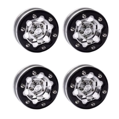 1.9 Inch Metal Beadlock Wheel Rim For 1/10 RC Rock Crawler Axial SCX10 Wheel Hub - Image 1 of 4