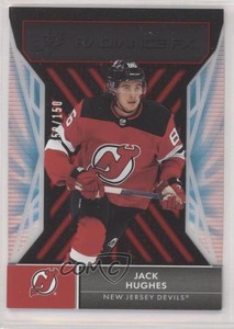 2021-22 SPx Radiance F/X Red /150 Jack Hughes #RFX-16