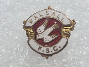 WALSALL FOOTBALL CLUB 1888 ENAMEL BROOCH PIN BADGE record fellows wfc supporters - Picture 1 of 2