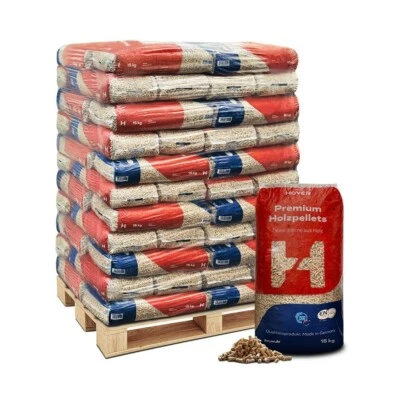Holzpellets Hoyer Premium-Qualität EN Plus A1 - als Sackware auf Paletten