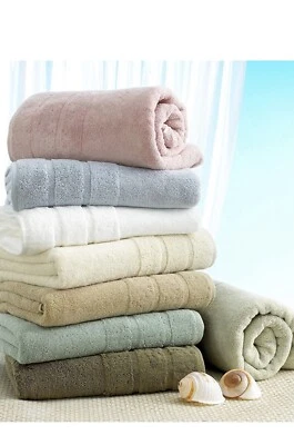 Ralph LAUREN Spa Algodón Orgánico Toalla de Baño Caracola Rosa Nuevo Con Etiquetas 54 x 35" Foto 1 de 3