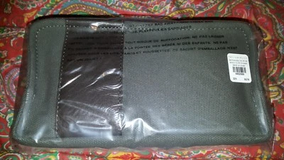 Estuche para kit de afeitado de artículos de tocador Pottery Barn, lona, adornos de cuero, FUNDA DE VIAJE, REGALO Foto 1 de 2