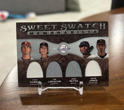 2009 Upper Deck-Jose Reyes Cole Hamels Adam Jones Sweet Spot 色票四色 — 第 1/2 张图片