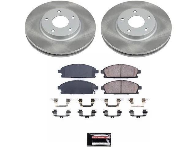 Kit de pastillas de freno delanteras y rotor para 04-09 Nissan Quest KQ29Y8 Foto 1 de 1