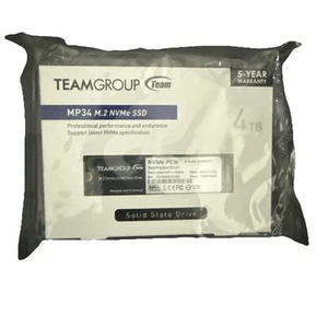 SSD M.2 NVMe TeamGroup MP34 4 To - 2280 PCIe 3,0 x4 - TM8FP4004T0C101 - Scellé - Photo 1/3