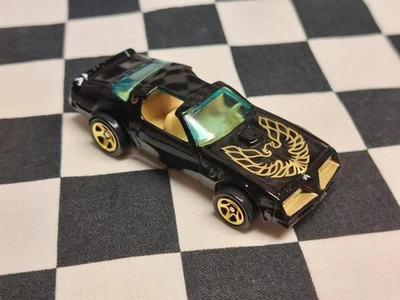 Hot Wheels "Bandit" negro y dorado 1977 Hot Bird Pontiac transmisión automática Foto 1 de 4