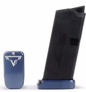 Taran Tactical Glock 43 +1 Round Base Pad All Colors (Titanium Blue) - Picture 1 of 3
