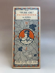 Mapa de ruta Pure Oil Co 1928: Iowa usado - Imagen 1 de 2