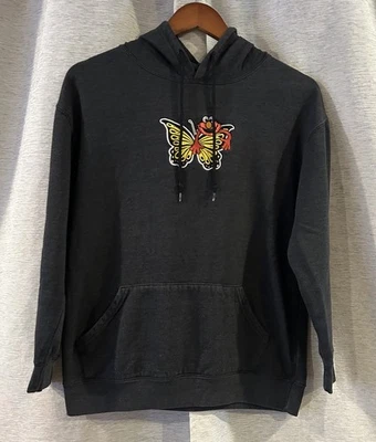 Sudadera con Capucha Bordada Sesame Street Elmo Butterfly Juniors Talla Pequeña Foto 1 de 4
