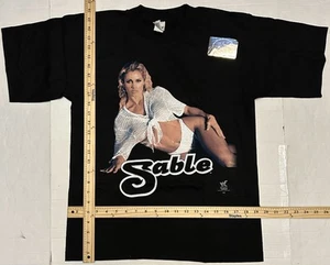 Vintage 1998 WWF Sable Bomb YOUTH XL youth shirt WWF WWE youth size - Picture 1 of 7
