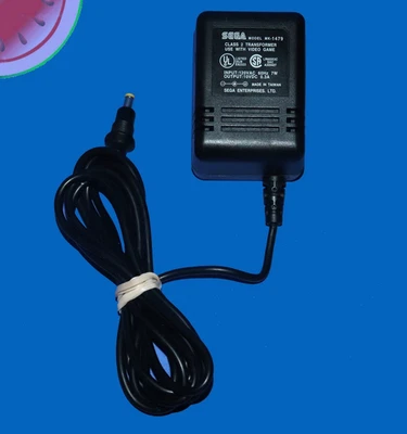 Adaptador de fuente de alimentación GENUINO Sega NOMAD MK-1479 Sega Genesis 3 / 2 / Game Gear Foto 1 de 4