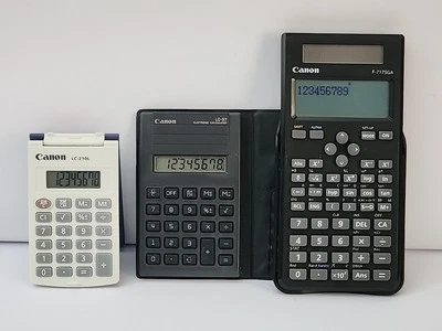 Canon Calculator Lot - Models LC-210L, LC-37 & F-717SGA - Image 1 of 4