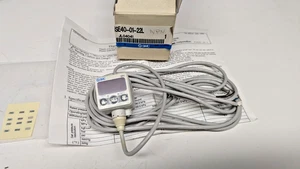 New SMC Digital Pressure Switch, 1/8x5m 2NPN 1-Output, ISE40-01-22L - Picture 1 of 9