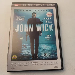 John Wick DVD 2014 Keanu Reeves Action Thriller Combo Format HD DVD R - Picture 1 of 4