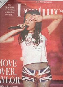 Periódico Suplemento Características Daily Telegraph 1 Julio 2025 Olivia Rodrigo - Imagen 1 de 2