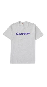 Supreme Futura Logo Tee Grey - XL- Brand New - 100% Authentic - Picture 1 of 2
