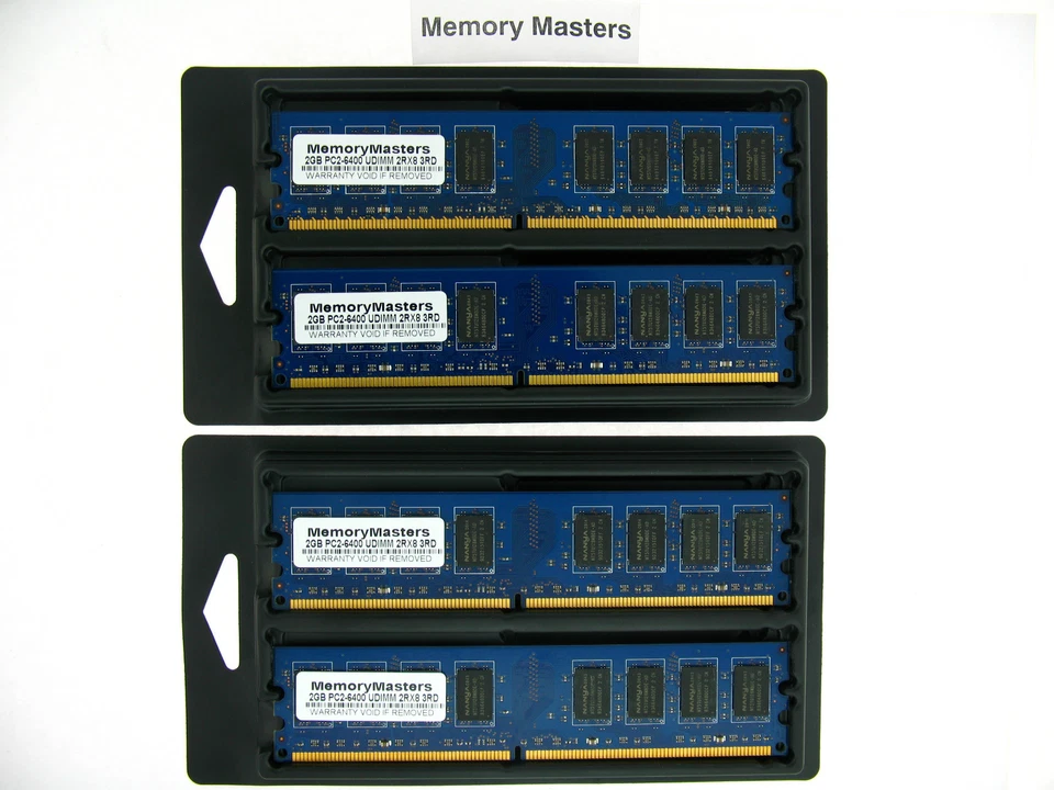 DX420QS DX2710 DX4200 8GB  4x2GB DDR2 800MHz Unbuffered Gateway 2RX8 - Image 1 of 1