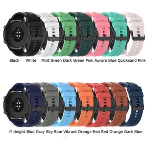 Silikon Armband Ersatzarmband für HUAWEI Watch GT3 GT2 Pro GT Runner Watch Strap - Bild 1 von 40