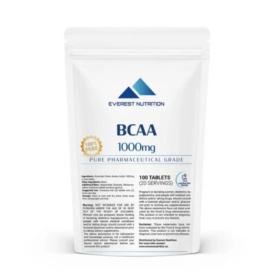 BCAA 1000mg TABLETTEN ANTIKATABOLE REGENERATION Leucin Isoleucin Valin