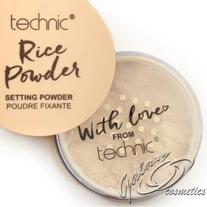 Technic Rice Fijación facial suelta maquillaje transparente absorbente de aceite - Imagen 1 de 3