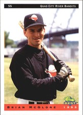 1993 Quad City River Bandits Classic/Best #13 Brian McGlone