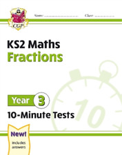 CGP Books KS2 Year 3 Maths 10-Minute Tests: Fractions (Poche) CGP Year 3 Maths