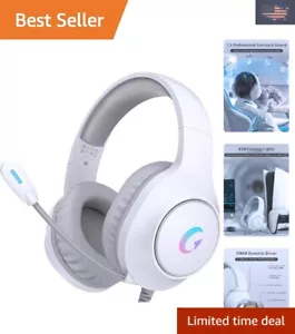 RGB Gaming Headphones with Dynamic Drivers and Noise-Canceling Microphone - Picture 1 of 11